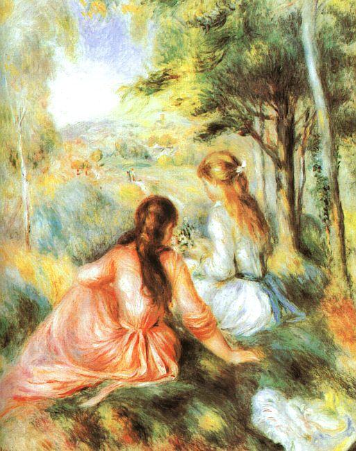 In the Meadow, Pierre Renoir